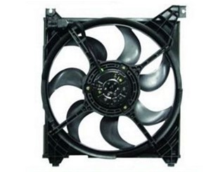 Fläkt, kylare, HYUNDAI SANTA FÉ I, SANTA FÉ Skåp/SUV I, 2538026200, 2638026400, 3197872