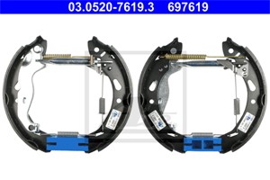 Bromsbackar, sats, Bakaxel, FORD FIESTA VI, FIESTA Sedan, FIESTA Van VI, KA+ III, KA+ Sedan III