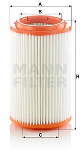 Luftfilter, KIA BONGO Buss, BONGO Flak/chassi, K2500 Flak/chassi, K2900, 28113-4E000