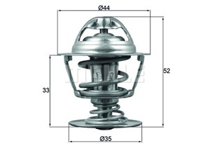 Termostat, kylvätska, CITROËN C5 III, C5 Break III, C6, JAGUAR XF I, XF SPORTBRAKE, XJ, PEUGEOT 407, 407 Coupé, 407 SW, 607, 1336Y3, 133