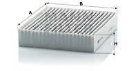 Kupefilter, MITSUBISHI COLT VI, COLT CZC Cabriolet VI, COLT Skåp/halvkombi, SMART FORFOUR, ROADSTER, ROADSTER Coupé, 001 3871 V 001, 138