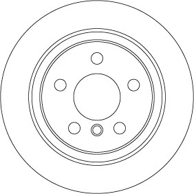 Bromsskiva, Bakaxel, BMW,MINI, 34 21 6 799 367, 34 21 6 864 141, 6 799 367, 6 864 141