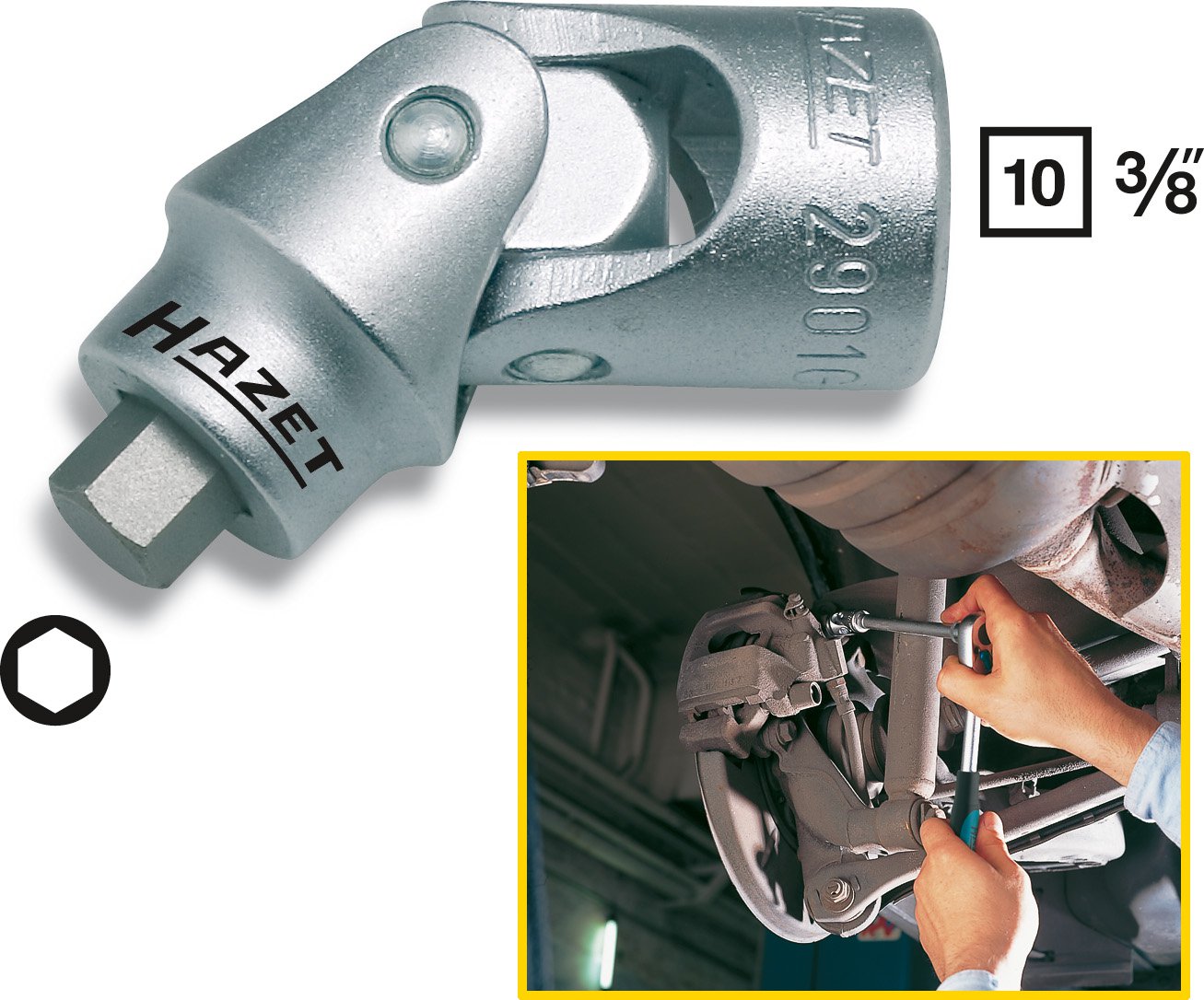 Hylsa 3/8" Insex ledad 7mm