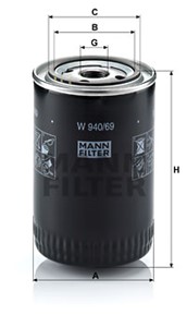 Oljefilter, IVECO, 299 5655, 500038753, MK 666096, MK 667378