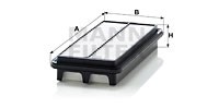 Luftfilter, KIA PICANTO I, 28113 07100