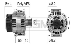 Generator, MERCEDES-BENZ, 011 154 78 02, A 010 154 63 02, A 010 154 95 02, A 011 154 78 02, A10 154 95 02