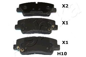 Bromsbeläggsats, Bakaxel, HYUNDAI H350 Buss, H350 Flak/chassi, H350 Skåp, 5830159A00