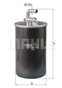 Bränslefilter, CHRYSLER SEBRING, SEBRING Cabriolet, DODGE AVENGER, CALIBER, JOURNEY, JOURNEY VAN, JEEP COMPASS, PATRIOT, 05085581AC, 050