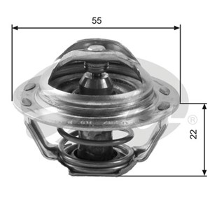 Termostat, kylvätska, CITROËN,FIAT,LANCIA,PEUGEOT, 1338.39, 133839, 75098, 9616090280