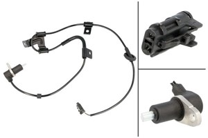 ABS-givare, Sensor, hjulvarvtal, Bakaxel, Vänster, HYUNDAI COUPE, 95680-27500