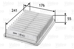 Luftfilter, TOYOTA AURIS, AURIS Kombi, AVENSIS Kombi, AVENSIS Sedan, COROLLA Sedan, RAV 4 III, RAV 4 IV, VERSO, YARIS, 178010D060, 17801