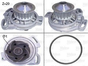 Vattenpump, AUDI,VOLVO,VW, 069121004, 069121004X, 069121005D, 1257185, 1257185.7, 12571857, 271613, 271613.2, 2716132, 69121004, 6912100