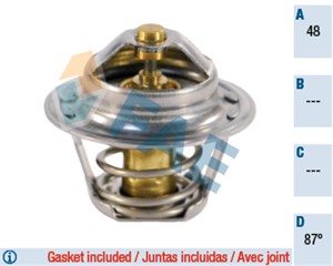 Termostat, kylvätska, CHEVROLET,DAEWOO, 03038094, 1338044, 3038094, 96143939, 96180615