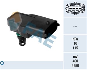 Sensor, insugstryck, FIAT,JEEP,LANCIA,PROTON, 02411082, 2411082, 3602035-37K, 55209037, 55219 296, 55219296, 5705 1520 99 08, 68143574 A
