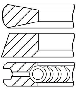 Kolvringar, kit, CITROËN,FIAT,FORD,JAGUAR,LANCIA,LAND ROVER,MITSUBISHI,PEUGEOT, 1781202