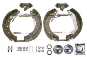 Bromsbackar, sats, Bakaxel, FORD MAVERICK, MAVERICK VAN, NISSAN TERRANO II, TERRANO Van II