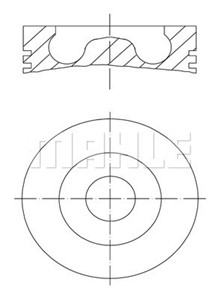 Kolv, CITROËN,FIAT,FORD,JAGUAR,PEUGEOT, 06 28 S6, 13 73 52 2, 1345476, 1345477, 1345478, 5S7Q-6K100-AAC, 5S7Q-6K100-ABC, 5S7Q-6K100-ACC,
