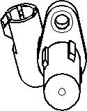 Varvtalssensor, motorhantering, NISSAN,OPEL,RENAULT,VAUXHALL, 09110729, 12 32 268, 2373 100 Q0E, 2373 1AW 300, 2373 1AW 30A, 2375 000 QA