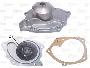 Vattenpump, MITSUBISHI,OPEL,RENAULT,VAUXHALL,VOLVO, 2101000QAC, 21010-00QAC, 30620725, 31303112, 4408028, 4449049, 7701472180, 770147218