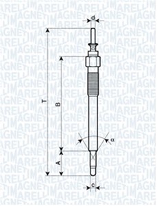 Glödstift, OPEL,VAUXHALL, 1214035, 1214062, 1214063, 1214096, 1214301, 12291PLZD00, 12291-PLZ-D00, 12291PLZD10, 55588475, 8972 108 182,