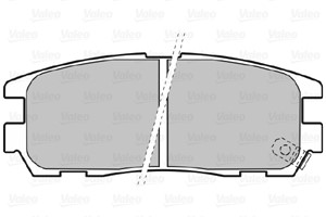 Bromsbeläggsats, Bakaxel, ISUZU,OPEL,VAUXHALL, 1605019, 1605020, 1605851, 8970352660, 8-97035-266-0, 8970392690, 8-97039-269-0, 9192180,