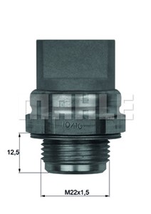 Temperaturswitch, kylarfläkt, AUDI,LANCIA,PORSCHE,SEAT,SKODA,VW, 00034489161, 00034512160, 191 959 481 A, 191 959 481 C, 191959481A, 191