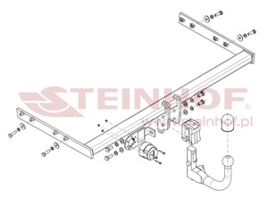 Dragkrok, Avtagbar, AUDI A3 Sportback