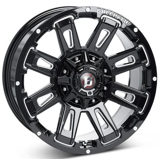 Ballistic Ravage Black 9/20 6/135 ET12 B106.1