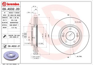 Bromsskiva, Framaxel, HYUNDAI,KIA, 517122L500