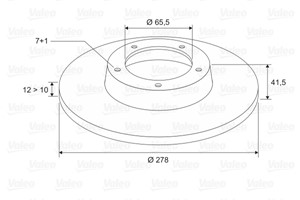 Bromsskiva, Bakaxel, FIAT,HYUNDAI,OPEL,SAAB,VAUXHALL, 46836489, 51799236, 569115, 9156785, 93171848, 95526639