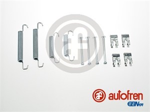 Tillbehörssats, bromsbackar, parkeringsbroms, Bakaxel, FORD,IVECO,RENAULT TRUCKS, 7550839, 7700840000