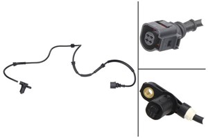 ABS-givare, Sensor, hjulvarvtal, Bakaxel vänster, FORD GALAXY I, SEAT ALHAMBRA, ALHAMBRA VAN, VW SHARAN, 1110293, 7M3 927 807 B, YM21-2B
