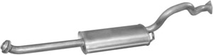 Bakre ljuddämpare, Mitt, MITSUBISHI PAJERO II, PAJERO Canvas Top II, MB 651689, MB 651691, MR 160317
