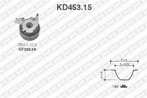 Kamremskit, DAEWOO,MITSUBISHI,OPEL,VAUXHALL, 1606385, 5636351, 5636361, 5636374, 5636429, 5636562, 636568, 90411770, 90530286, 90570371,