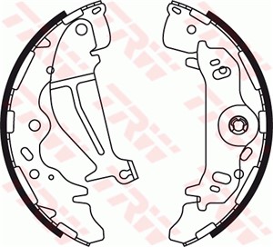 Bromsbackar, sats, Bakaxel, HYUNDAI H-1 / STAREX Buss, H-1 Cargo, H-1 Flak/chassi, H-1 Skåp, H-1 Travel, 58305-4AA19, 58305-4AA20, 58305