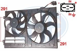 Fläkt, kylare, AUDI,SEAT,VW, 1K0 121 205 AB, 1K0 121 205 AD 9B9, 1K0 121 205 J, 1K0 121 207 AD, 1K0 121 207 BB, 1K0 121 207 J 9B9, 1K0 9
