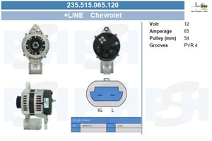 Generator, CHEVROLET MATIZ, SPARK, DAEWOO MATIZ, 219235