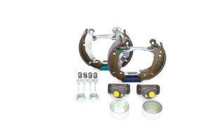 Bromsbackar, sats, Bakaxel, CITROËN,PEUGEOT, 4241 6C, 4241 6R, 4242 29