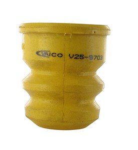 Genomslagsgummi, stötdämpare, Fram