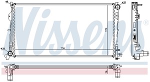 Kylare, motorkylning, CHRYSLER VOYAGER IV, VOYAGER / GRAND VOYAGER IV, 5142488AA, K5142488AA