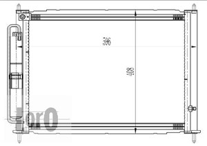 Kylmodul, RENAULT CLIO III, CLIO Grandtour III, MODUS / GRAND MODUS, 8200134606, 8200149953, 8200552787, 8200688382, 8200688390