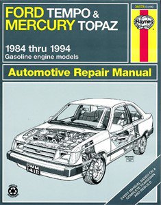 Haynes Reparationshandbok, Ford Tempo & Mercury Topaz, Universal