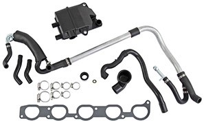 Rep.sats vevhusventilation, VOLVO C70 Cabriolet I, S60 I, S80 I, V70 II, XC70 CROSS COUNTRY I, XC90 I, 30637388, 30650055, 4161162, 8692