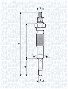 Glödstift, SUZUKI,KIA,MAZDA,FORD, 09900-RF001, 0K04S18140A, 0K054 18140, 0K55118150, 0K710 18140, 0K710 18140A, 0K71E 18140A, 0K75A 1814