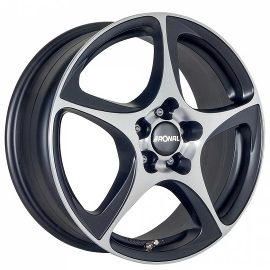Ronal R53 Matt Black Polished 7/16 4/098 ET38 B68