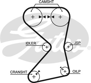 Kamrem, HYUNDAI LANTRA I, MITSUBISHI COLT III, LANCER IV, 24312-33010, 24312-33020, 24312-33030, 24312-33040, 24312-33050, 24312-33060,