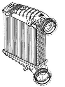 Intercooler, SKODA SUPERB I, VW PASSAT B5, PASSAT B5 Variant, PASSAT B5.5, PASSAT B5.5 Variant, 3B0145805E, 3B0145805H, 3B0145805M, 3B01