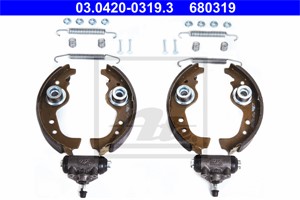 Bromsbackar, sats, Bakaxel, ABARTH,FIAT,LANCIA