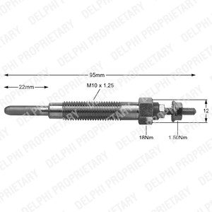 Glödstift, HYUNDAI,MITSUBISHI, 11065-63G00, 36710-42000, 36710-42020, 5023129, 81.93420.0344, 81.93420.0354, EZD 18, MD050212, MD070194,