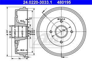 Bromstrumma, Bakaxel, NISSAN,RENAULT, 43206-AX650, 82 00 276 843
